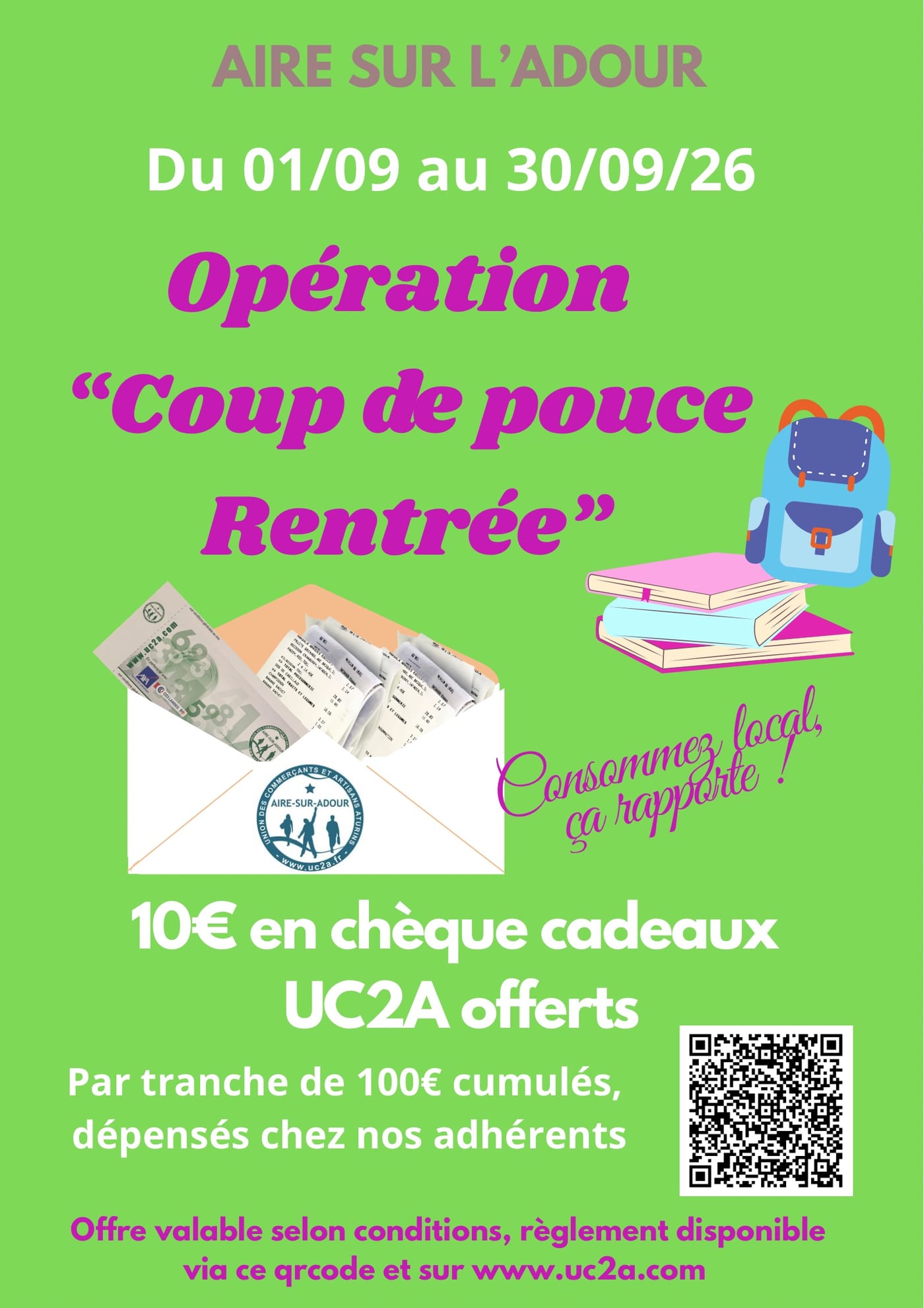 Opération « Coup de pouce Rentrée »